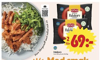 ICA Nära Scan falukorv erbjuda