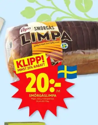 ICA Kvantum Smörgås limpa erbjuda