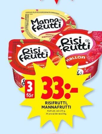 ICA Kvantum Risifrutti mellanmål erbjuda