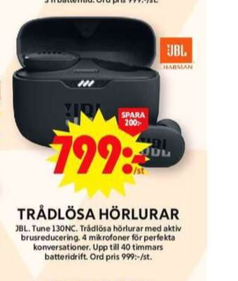ICA Maxi Jbl headset erbjuda