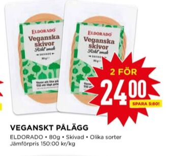 Willys Eldorado vegetarpålägg erbjuda