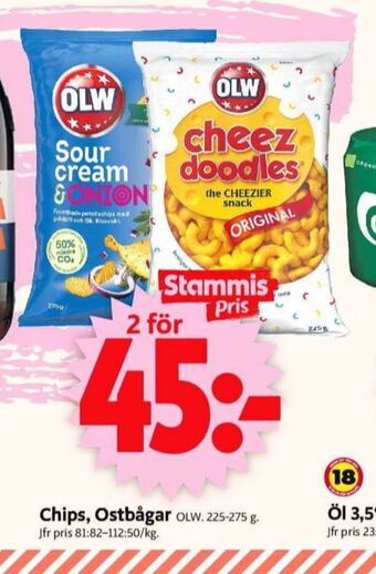 ICA Supermarket Olw ostbågar erbjuda