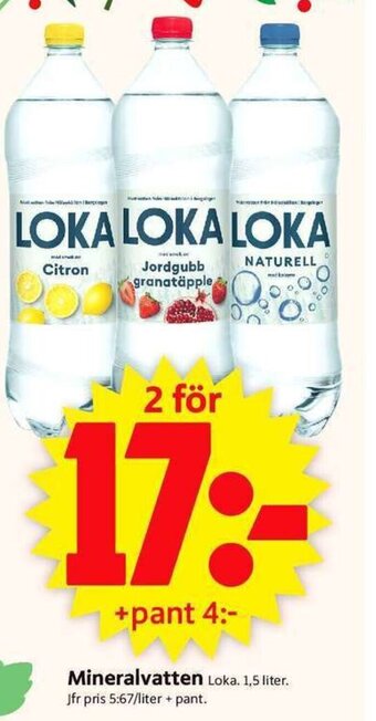 ICA Supermarket Mineralvatten erbjuda