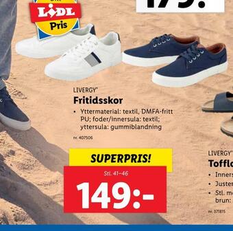 Lidl Fritidsskor erbjuda