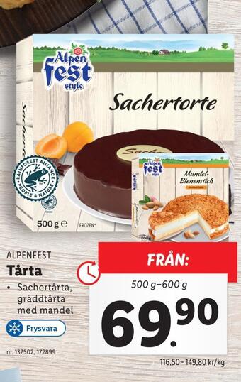 Lidl Tårta erbjuda