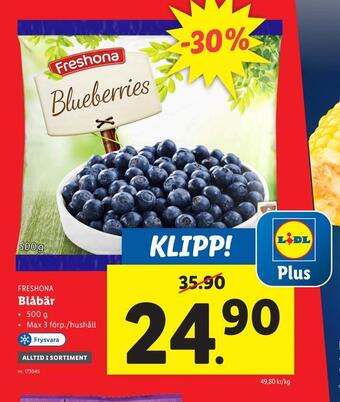 Lidl Blåbär erbjuda