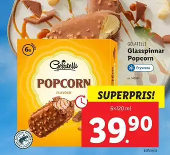 Lidl Glasspinnar popcorn erbjuda