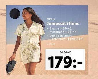 Lidl Jumpsuit i linne erbjuda