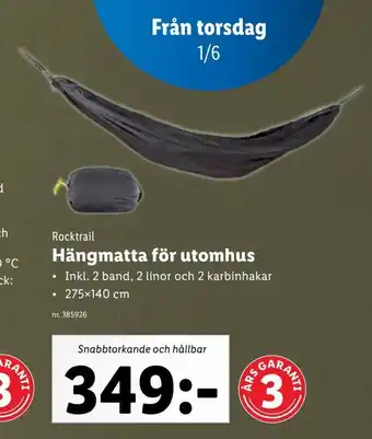 Hängmatta för utomhus