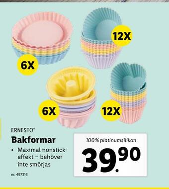 Lidl Bakformar erbjuda