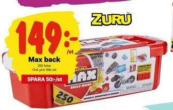 City Gross Max back erbjuda