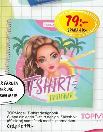 Leklust TOPModel T-shirt designbok erbjuda