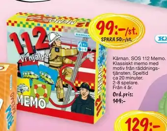Leklust Kärnan. SOS 112 Memo erbjuda