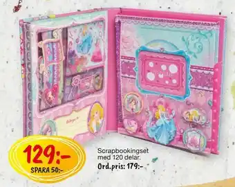 Leklust Scrapbookingset med 120 delar erbjuda