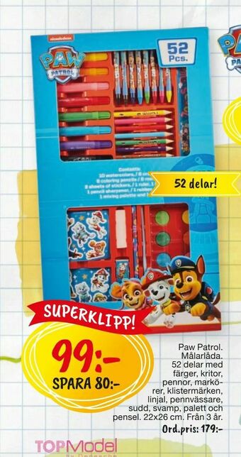 Paw Patrol Målarlåda