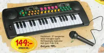 Leklust Keyboard 37 tangenter erbjuda