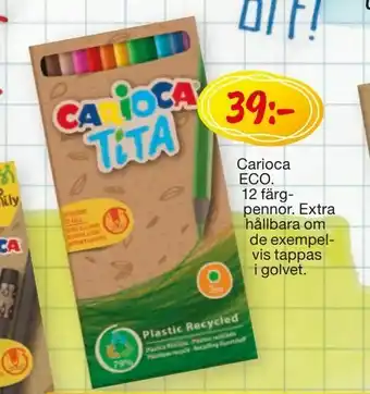 Leklust Carioca ECO 12 färg pennor erbjuda