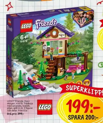 Leklust LEGO ® Friends Hus i skogen erbjuda