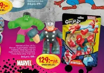 Leklust Heroes of Goo Jit Zu. Marvel erbjuda