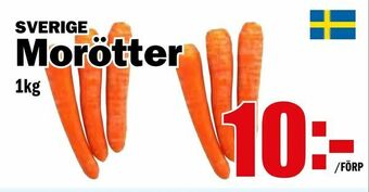 Matdax Morötter erbjuda