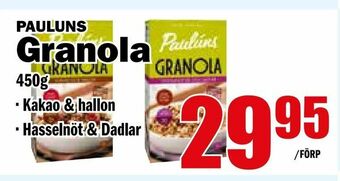Matdax Granola erbjuda