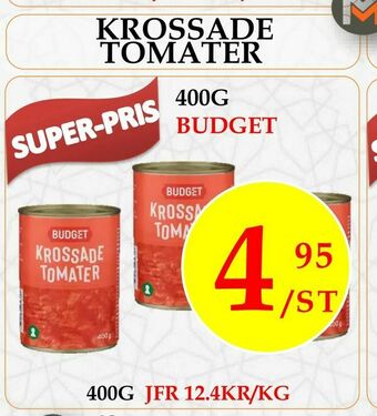 Matmixen Krossade tomater erbjuda