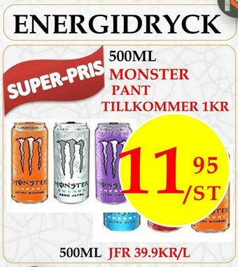 Matmixen Energidryck erbjuda