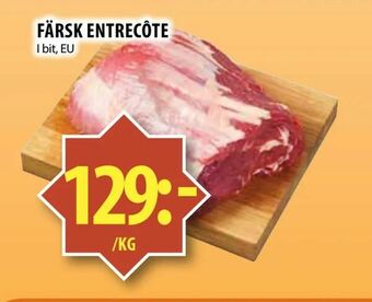 Matvärlden Tensta Färsk entrecôte erbjuda
