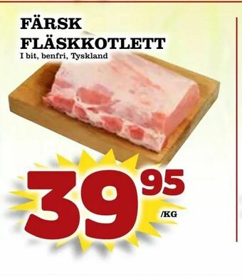 Matvärlden Tensta Färsk fläskkotlett erbjuda