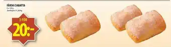Matvärlden Tensta Färsk ciabatta erbjuda
