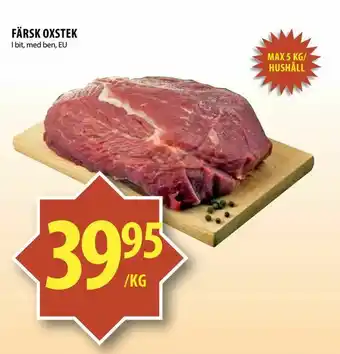 Färsk oxstek