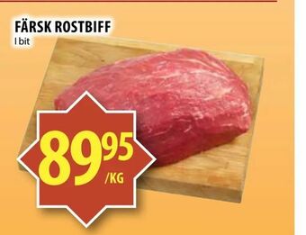Matvärlden Tensta Färsk rostbiff erbjuda