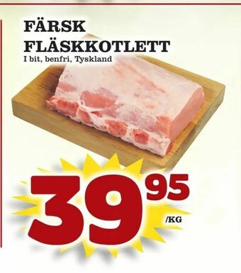Matvärlden Tensta Färsk fläskkotlett erbjuda