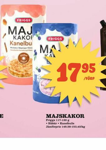 Matvärlden Tensta Majskakor erbjuda