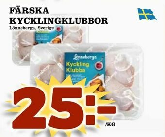 Matvärlden Tensta Färska kycklingklubbor erbjuda