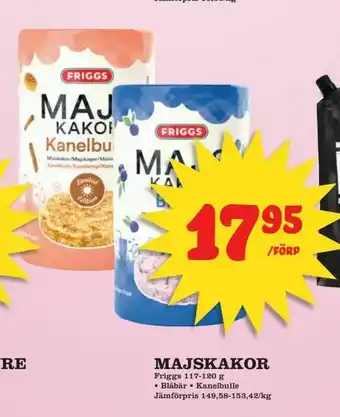 minmatbutik Majskakor erbjuda