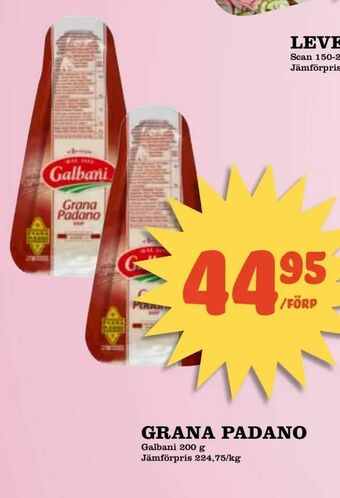 Nya Pulsen Grana padano erbjuda