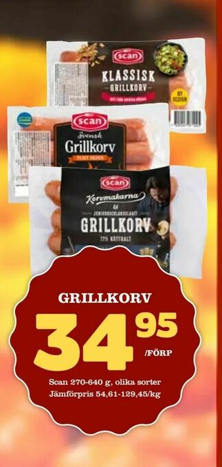 Nya Pulsen Grillkorv erbjuda