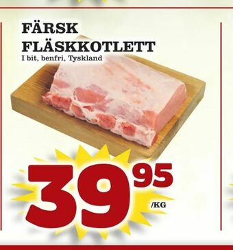 Nya Pulsen Färsk fläskkotlett erbjuda