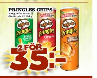 Nya Pulsen Pringles chips erbjuda