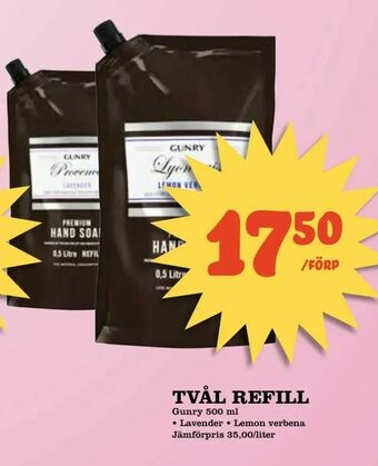 Nya Pulsen Tvål refill erbjuda