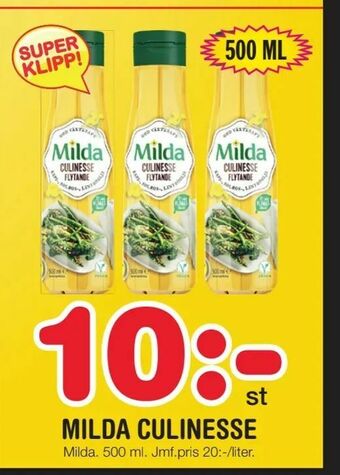 Nya Pulsen Milda culinesse erbjuda