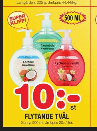 Nya Pulsen Flytande tvål erbjuda