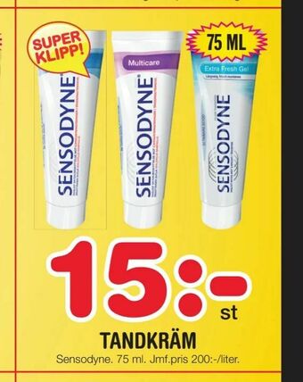 Nya Pulsen Tandkräm erbjuda