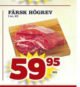 Supergrossen Färsk högrev erbjuda
