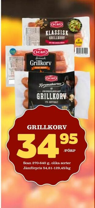 Supergrossen Grillkorv erbjuda