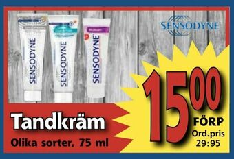 Supergrossen Tandkräm erbjuda