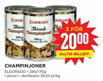 Willys Champinjoner erbjuda
