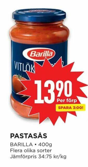 Willys Pastasås erbjuda