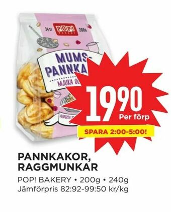 Willys Pannkakor, raggmunkar erbjuda